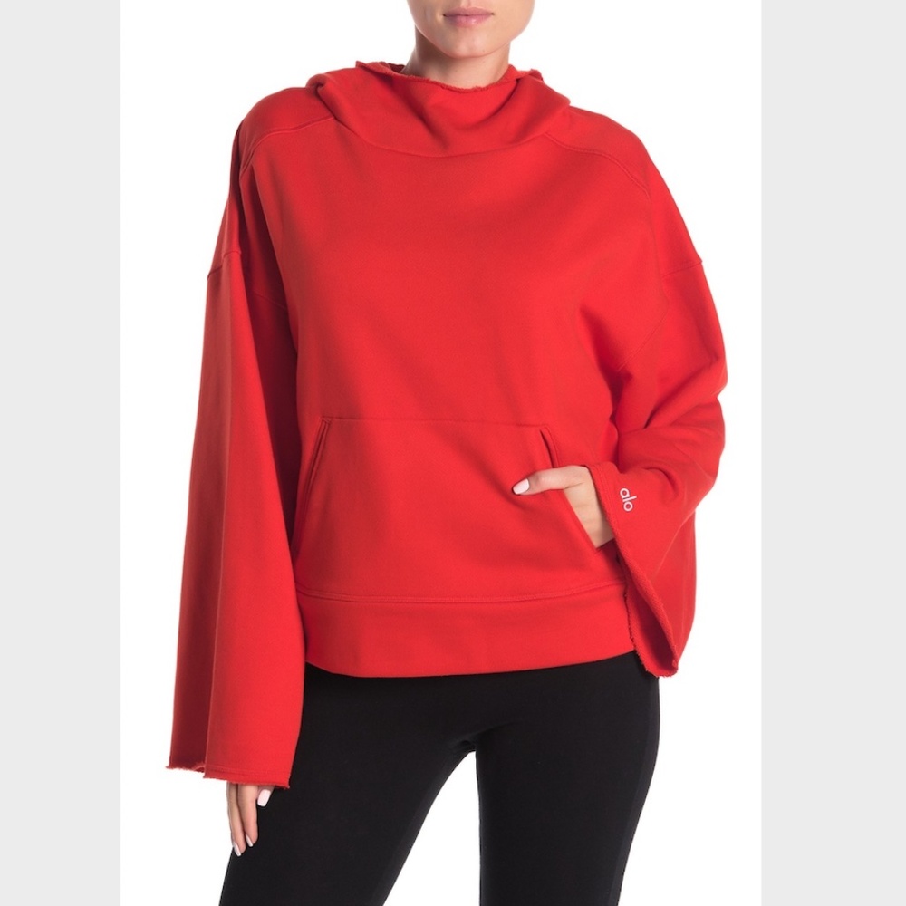 $128 NWT Alo Cherry Pop Hoodie XS